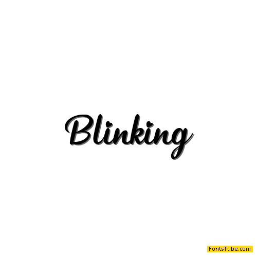 Blinking