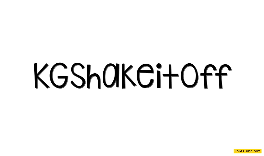 KG Shake it Off Font Family