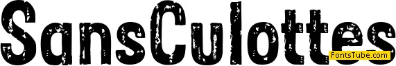 Sans Culottes Font