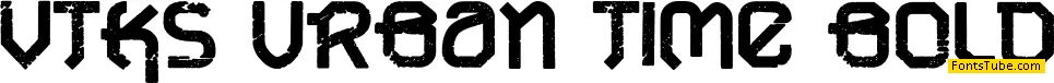 VTKS URBAN TIME Font Family