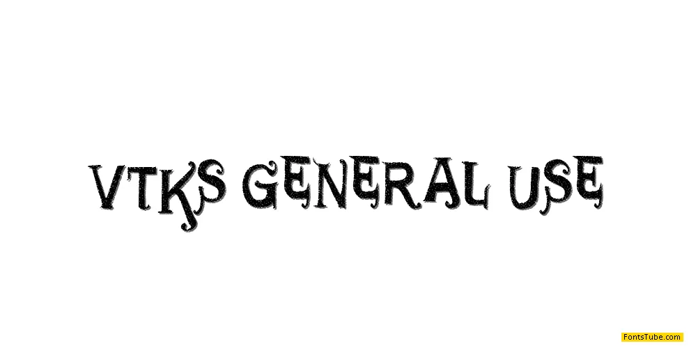 VTKS GENERAL USE Font