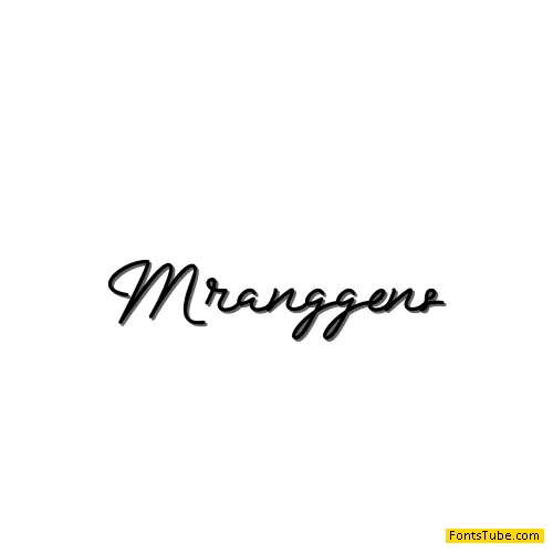 Mranggens Font
