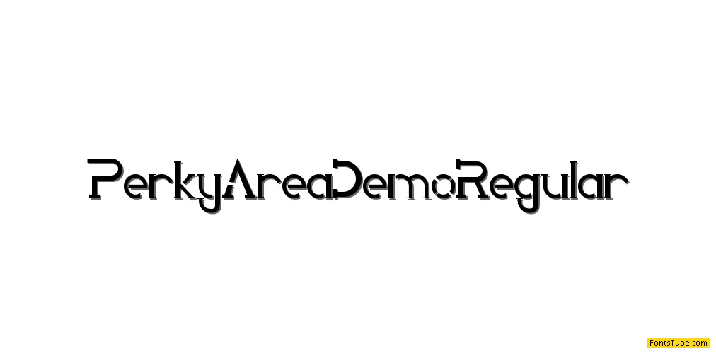 Perky Area Demo Font Family