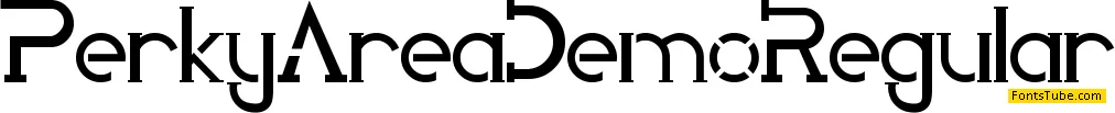 Perky Area Demo Font Family