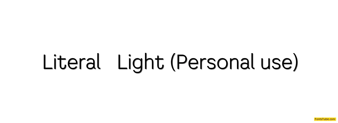 Literal Font Family