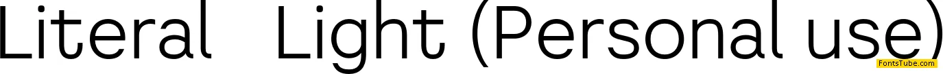Literal Font Family