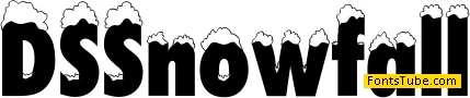 DS Snowfall Font