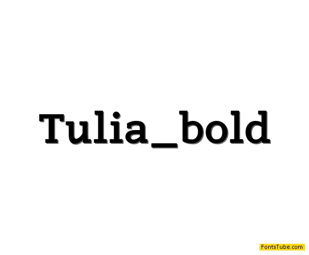 Tulia Font Family