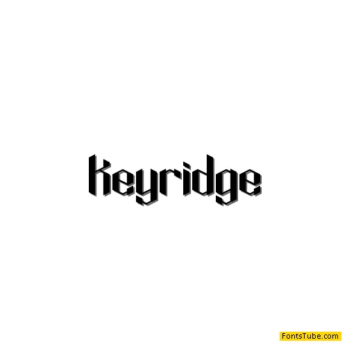 Key Ridge Font Family