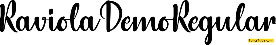 Raviola Demo Font