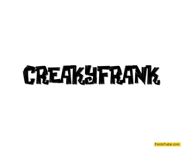 Creaky Frank Font