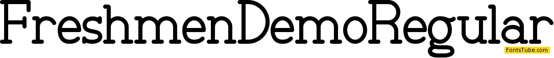 Freshmen Demo Font Family