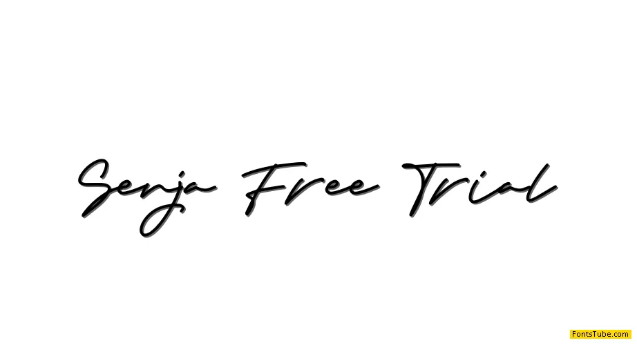 Senja Free Trial Font