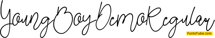 Young Boy Demo Font