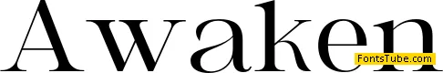 Awaken Font