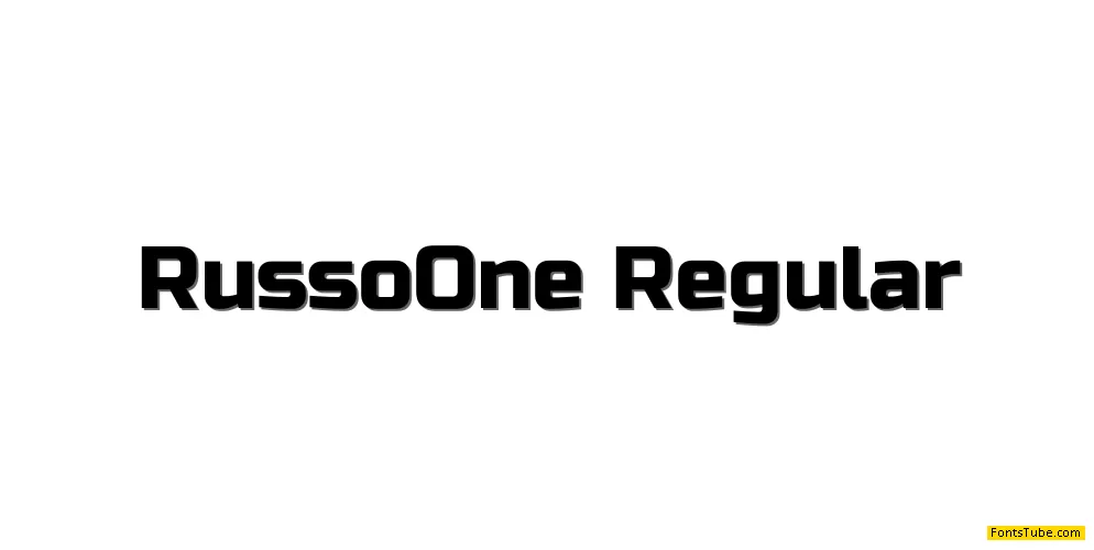 Russo One Font