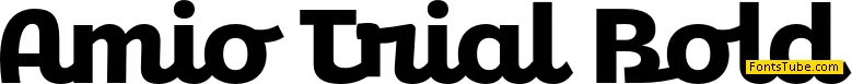 Amio Trial Font