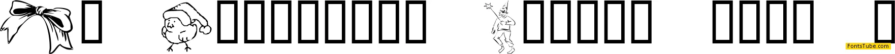KR Christmas Jewels 2005 3 Font