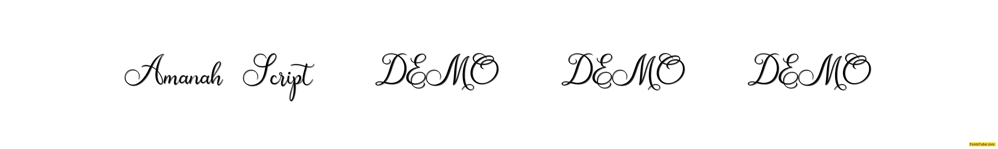 Amanah Script Font