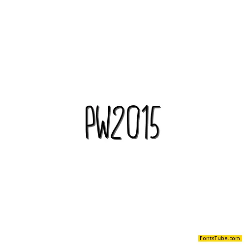 PW2015 Font