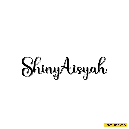 ShinyAisyah Font