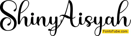 ShinyAisyah Font