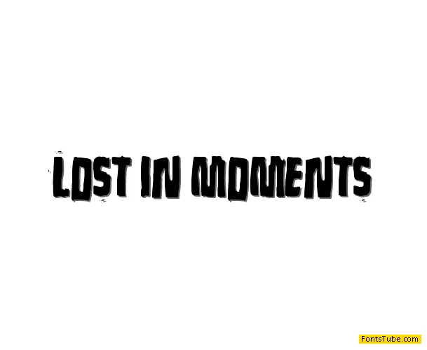 Lost in moments Font
