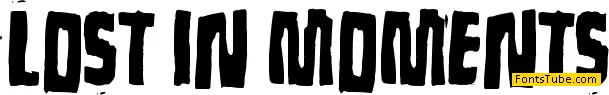 Lost in moments Font