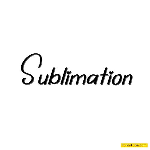 Sublimation