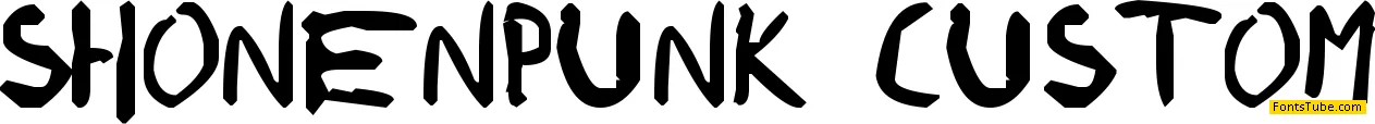 Shonen Punk! Font Family