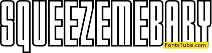 Squeeze Me Baby Font