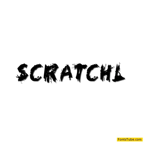 Scratchy Font