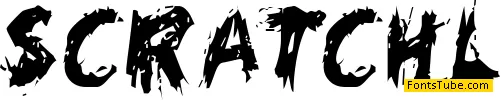 Scratchy Font