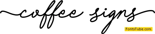 Coffee Signs Font