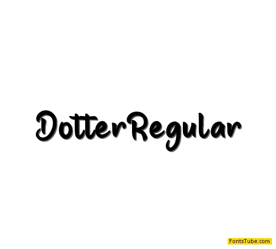 Dotter Font