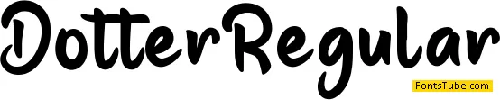 Dotter Font