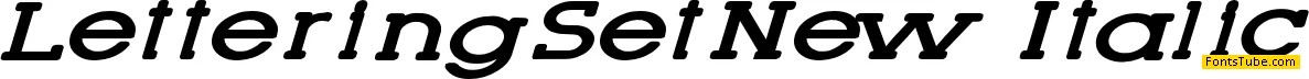 Lettering Set New Font