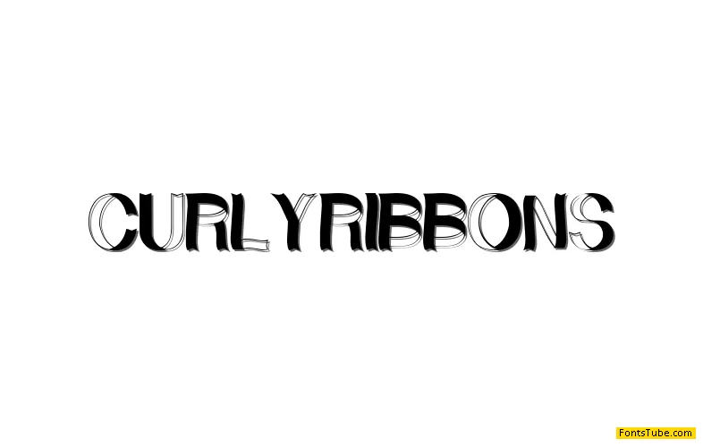 Curly Ribbons Font