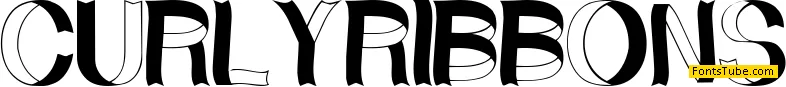 Curly Ribbons Font