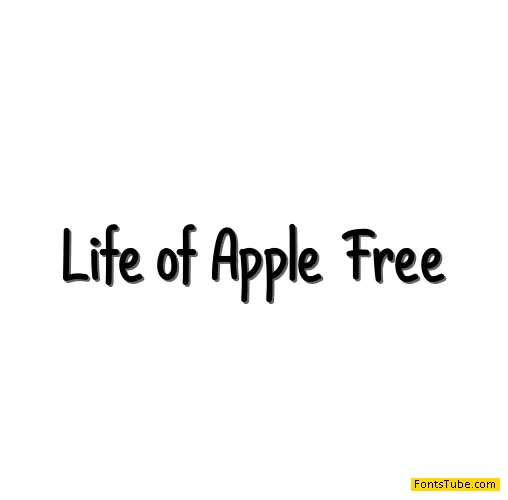 Life of Apple Font