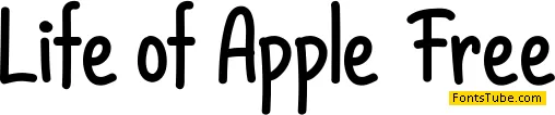 Life of Apple Font