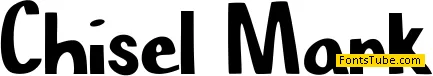 Chisel Mark Font