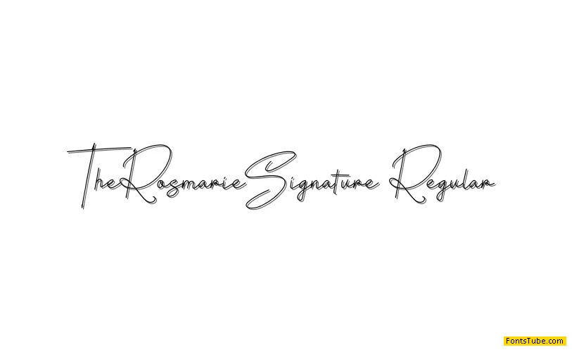 The Rosmarie Signature
