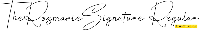 The Rosmarie Signature