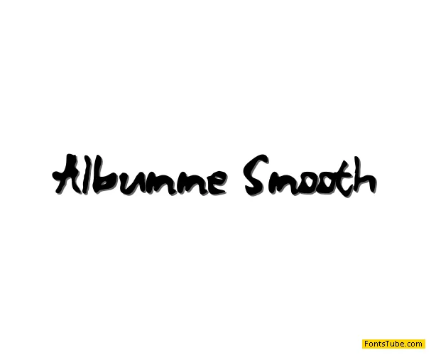 ALBUMME SMOOTH Font