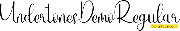 Undertones Demo Font