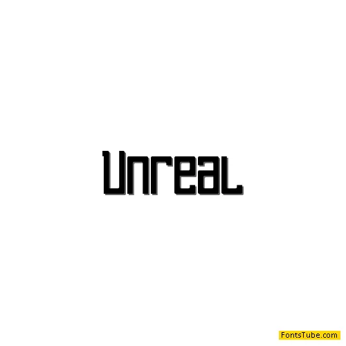 Unreal Font Family
