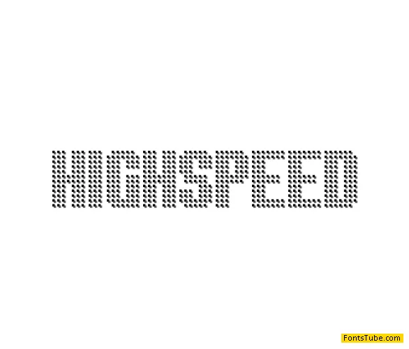 High speed Font