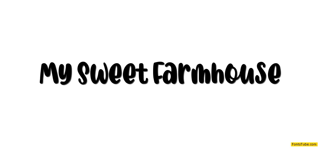 mysweetfarmhouse Font