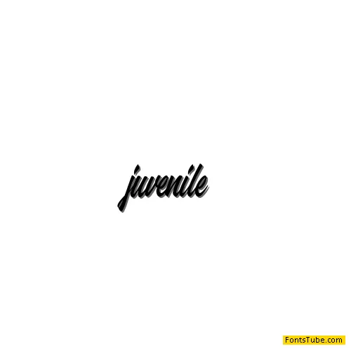 Juvenile personal use Font